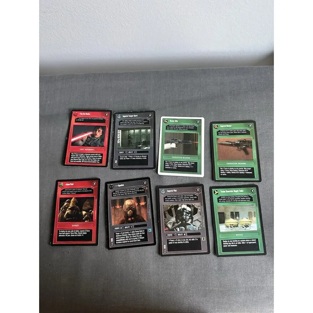 Star Wars Lot of 85 Mixed CCG Cards All Differing Conditions Some Dupes 1995